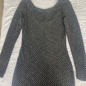 Night dress- black with gray details